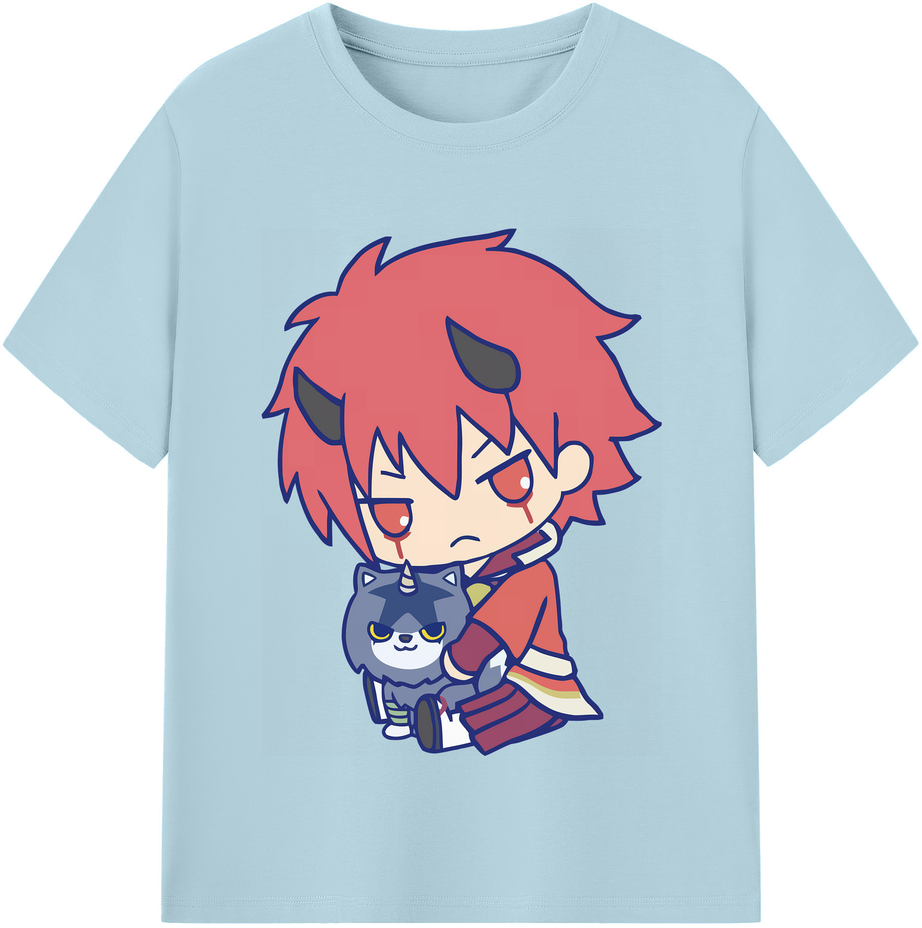 （画像用） 転スラ Regarding Reincarnated to Slime 綿100％半袖Tシャツ（フロントプリント）
